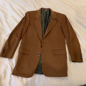 Men’s Brioni camel wool suit jacket